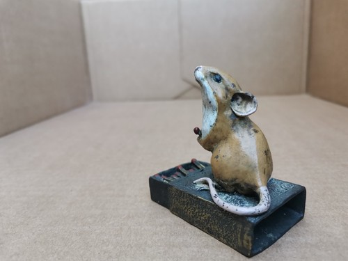 Antique vienna bronze mouse - antique,