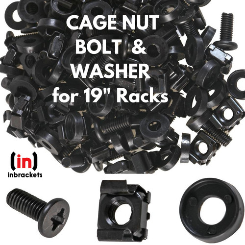 Black cage nuts - black,