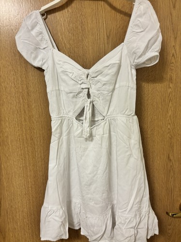 Bershka white summer dress - bershka,