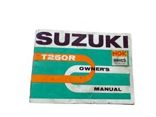 Suzuki T250R Owners Manual. 1971. Used
