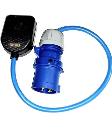 Caravan fly lead amp - amp, plug