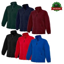 Boys & Girls Kids Micro Fleece Jacket - WINTER WARM SCHOOL RAIN CLASSIC COAT