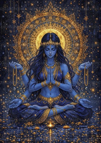 Kali hindu goddess wall - wall, art