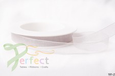 Shindo Organza Ribbon Sheer Woven Edge Quality Tying Crafts 25m Full Reel