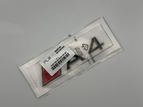 Gloss black rhombus audi - black, a4
