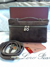 Loro Piana L19 Extra Pocket - Chocolate with Sun gold hardware - Brand New 