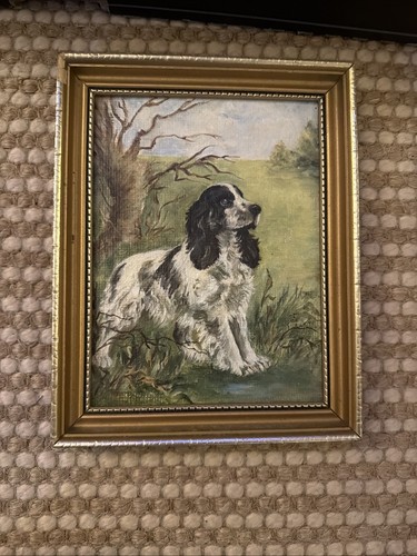 Framed oil painting - oil,