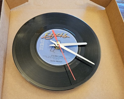 Elvis presley wall clock - clock, 7"