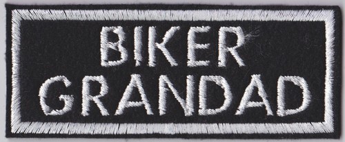 Biker patch grandad - grandad, slogan