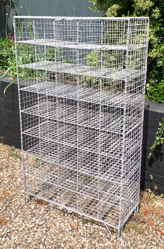 Vintage galvanised wire mesh