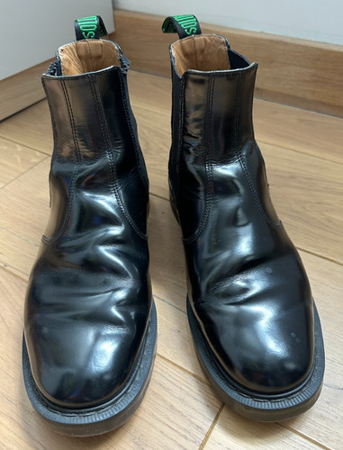 Solovair men black leather - men's,