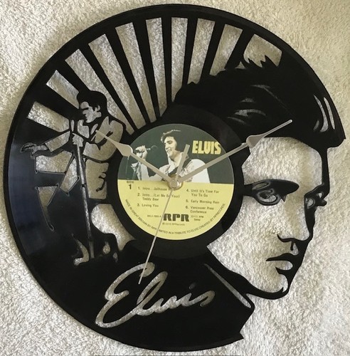 New elvis presley clock laser - new,