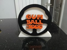 3D printed Gumball 3000 standing logo