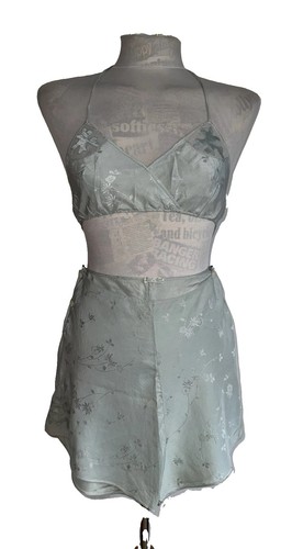Authentic 1940 blue - blue, silk