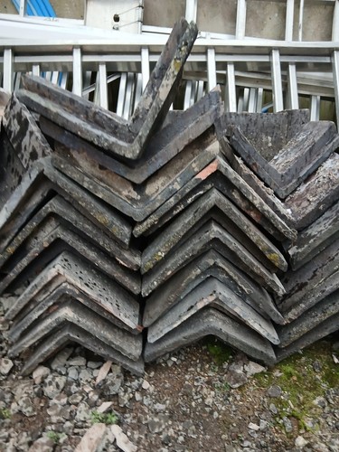 Reclaimed ridge tiles slate - tiles,