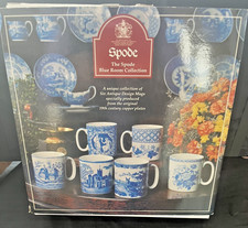 BOX OF 6  X NEW  Spode Blue