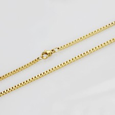 Gold Plated Stainless Steel Gold box Venice chain Necklace 18-30inch chain charm