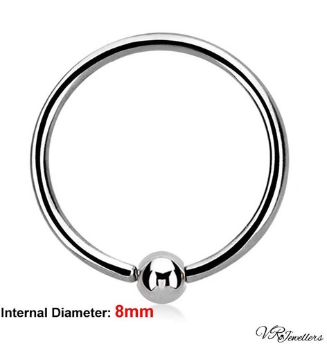 Ball closure ring - captive, bead
