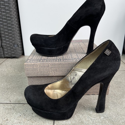 Red dead paloma black suede - or,