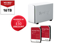 🔥 Synology DS223j 2-Bay NAS + 16TB WD Red Plus | NEW | Huge Saving! 🔥