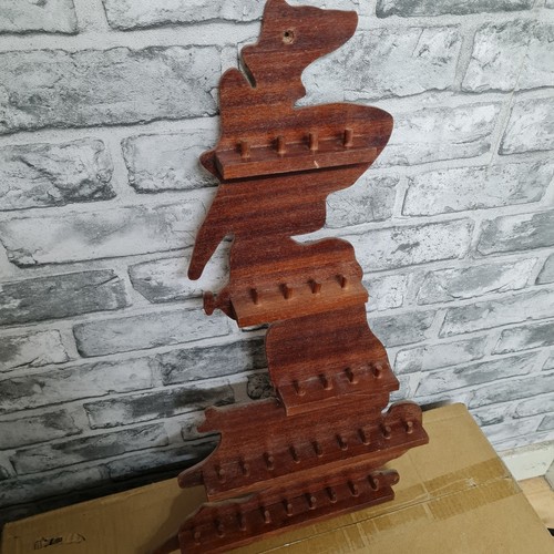 Vintage wooden display case - wooden,