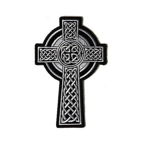 Embroidered celtic cross - celtic, sew