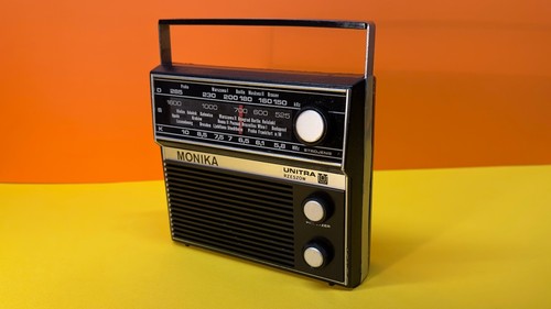 Vintage portable radio - portable, monika
