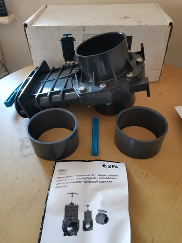 Slide gate valve dn100 - valve,
