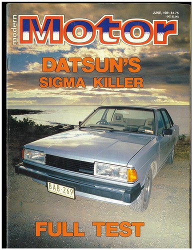 Modern motor car magazine june - car,