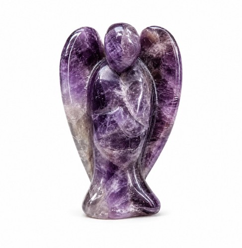 Hand carved amethyst crystal - hand,