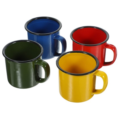 Exquisite enamel coffee - enamel, mugs