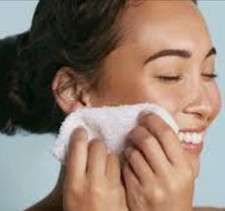 10 x Microfibre Face Cleaning Cloths Reusable Eco Soft Makeup Removers Bulk Pack