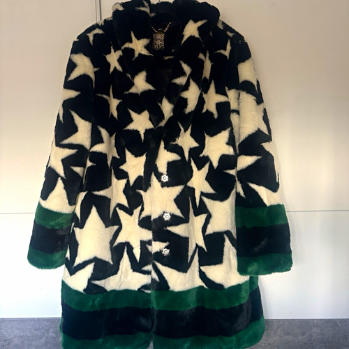 Biba faux fur star print - biba,