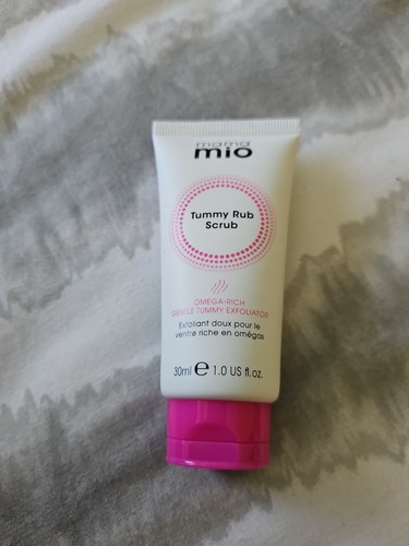 Mama mio tummy rub scrub - rub,
