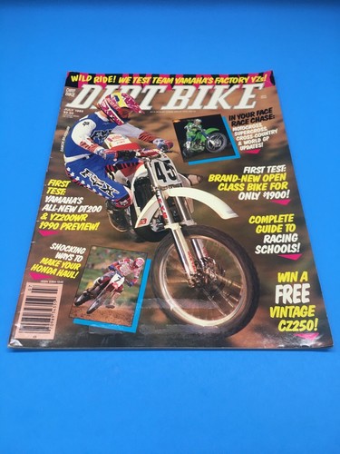 Dirt bike magazine july 1989 - magazine,