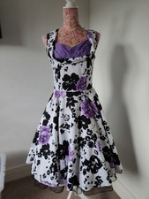 black butterfly swing dress UK