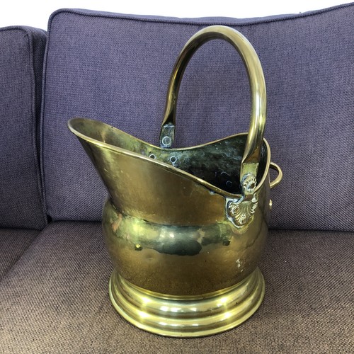 Antique brass fireside helmet - antique,