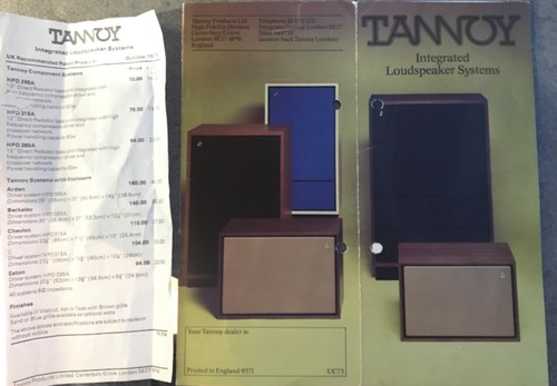 Vintage 1975 tannoy speaker - 1975,