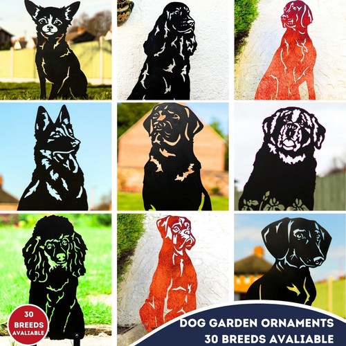 Dog breeds garden ornaments - 30,