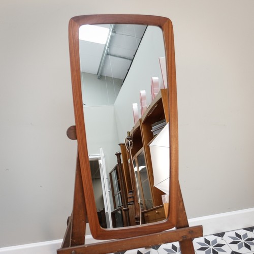 Teak mirror mid century - teak,