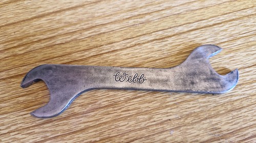 Vintage webb lawnmower spanner - lawnmower,