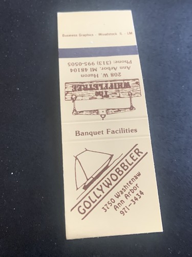 Vintage michigan matchbook - vintage,