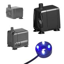 Hidom Water Pump for Water Feature Pond Fish Tank Sump Brackish Vivarium Opt LED