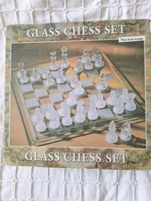 Glass Chess Set Board Game