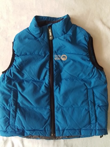Spotty otter down blue gillet - down,