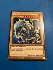 YUGIOH Secret Rare Blue-Eyes