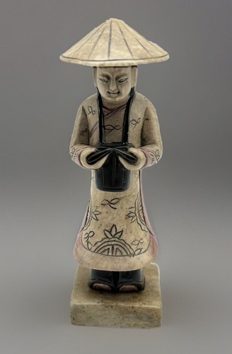 Vintage carved soapstone - , stone