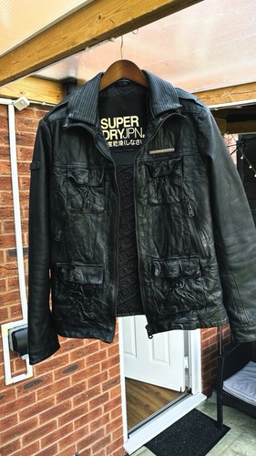 Superdry men real leather - superdry,