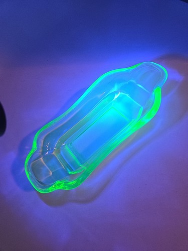 Uranium butter dish - uranium,
