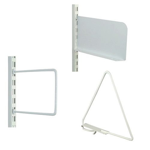 Twin slot shelving - system, book